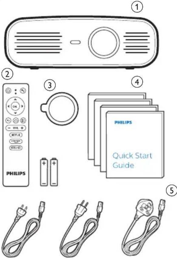PHILIPS Neopix Ultra 2Tv NPX643 - Contenu de la boîte - 1