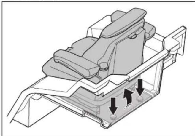 HUSQVARNA P 525DX - De stoel maar voren kantelen (P 525DX Cabin) - 1