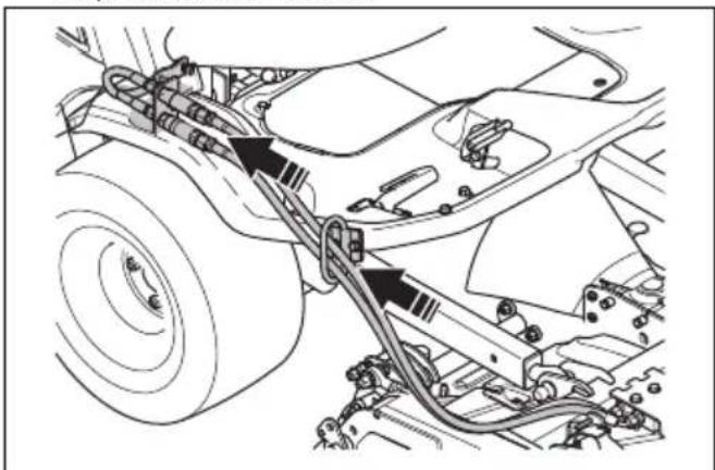 HUSQVARNA P 525DX - Pour fixer le carter de coupe Combi 132 X, Combi 155 X - 1