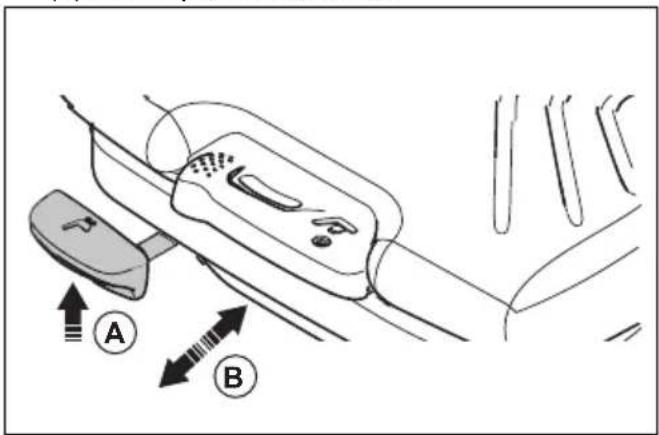HUSQVARNA P 525DX - Pour régler le siège (accessoire pour P 520DX, P 525DX) - 2
