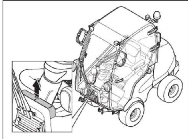 HUSQVARNA P 525DX - Zamenjava varovalke - 5