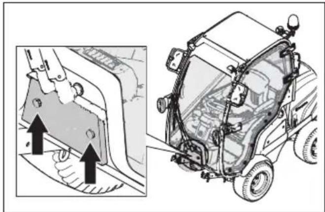 HUSQVARNA P 525DX - Nettoyage et remplacement du filtrd'admission du chauffage de cabine - 1