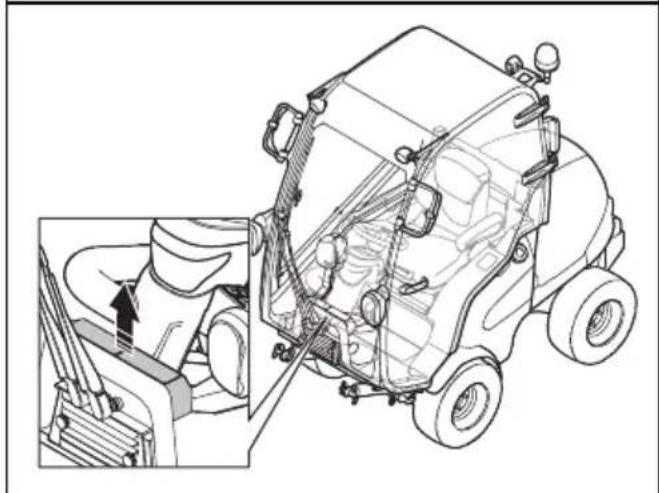 HUSQVARNA P 525DX - Pour remplacer un fusible - 5