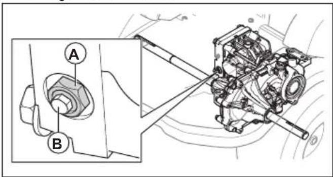 HUSQVARNA P 525DX - Transmission avant - 1