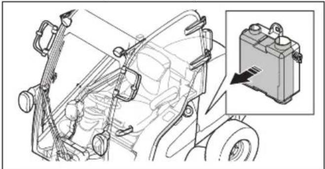 HUSQVARNA P 525DX - Zamenjava varovalke - 3