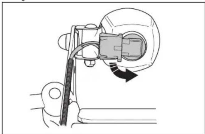 HUSQVARNA P 525DX - Remplacement des feux de travail avant (P 525DX Cabin) - 2