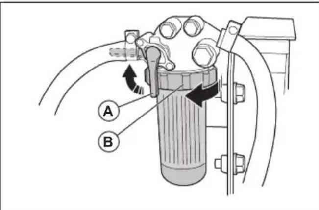 HUSQVARNA P 525DX - Remplacement du filtré en papier dans le filtré principal - 1