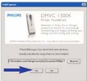 PHILIPS Thumbcam DMVC1300 - Transfert de photos ou de clips video sur votre portable - 4