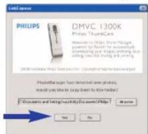 PHILIPS Thumbcam DMVC1300 - Transfert de photos ou de clips video sur votre PC - 2