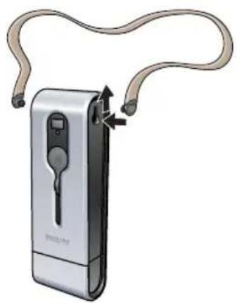 PHILIPS Thumbcam DMVC1300 - Fixation du collier - 1