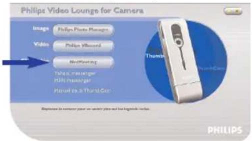 PHILIPS Thumbcam DMVC1300 - Pour établier une visioconference : - 1