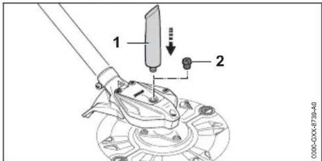 STIHL RGKM - Getriebe schmieren - 1