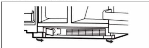 AMANA ASI2175GRW - Démontage des portes et charnières - 4