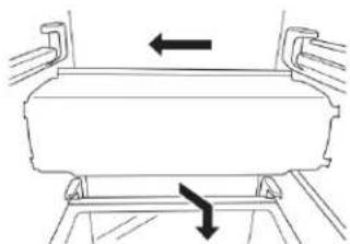 AMANA ASI2175GRW - Freezer Compartment - Lower Light Light Shield Removal: - 1