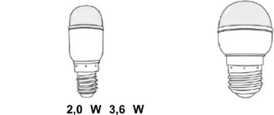 AMANA ASI2175GRW - Styles des lampes : - 1