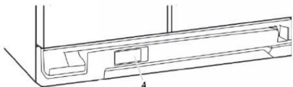 AMANA ASI2175GRW - Style 2 - Base grille location (automatic ejection): - 1