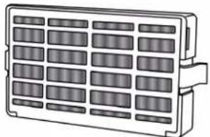 AMANA ASI2175GRW - Installer le filtré à air (sur certains modèles) - 1