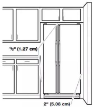 AMANA ASI2175GRW - For Standard Side-by-Side Installation: - 1