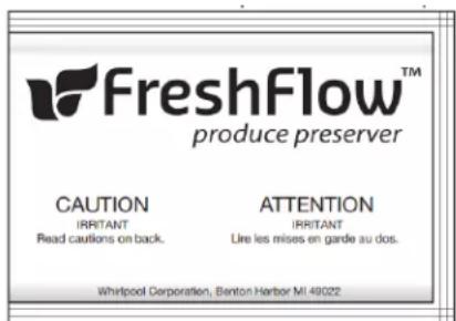 AMANA ASI2175GRW - Remplacer le sachet de conservation pour des produits frais - 1