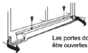 AMANA ASI2175GRW - Fermetre, mise à niveau et alignment des portes - 1