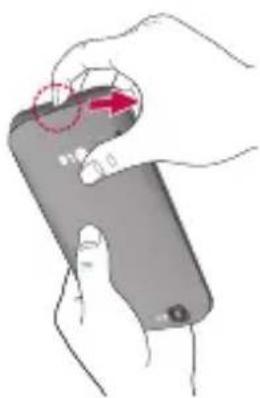 LG Optimus Sol - SIM-kaart en accu installeren - 1