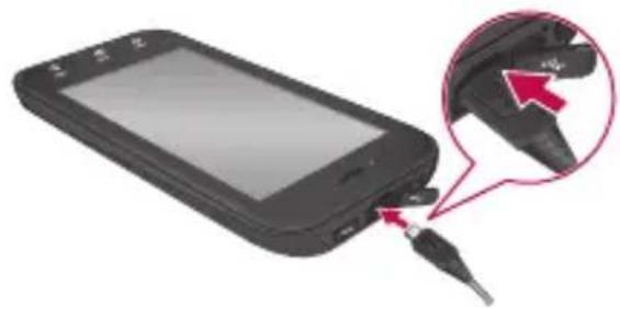 LG Optimus Sol - Chargement de la batterie - 1