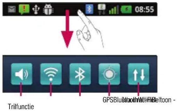LG Optimus Sol - Meldingsbalk - 1