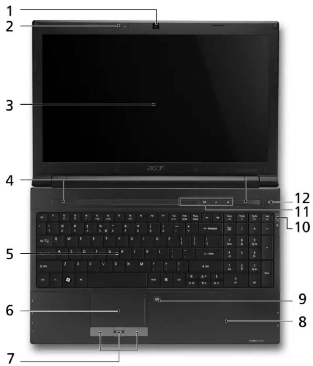 ACER TravelMate 8571 - Seznámení s notebookem Acer - 1