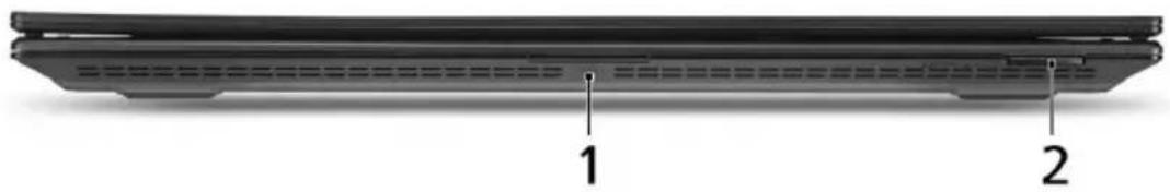 ACER TravelMate 8571 - Vista frontale in dettaglio - 1