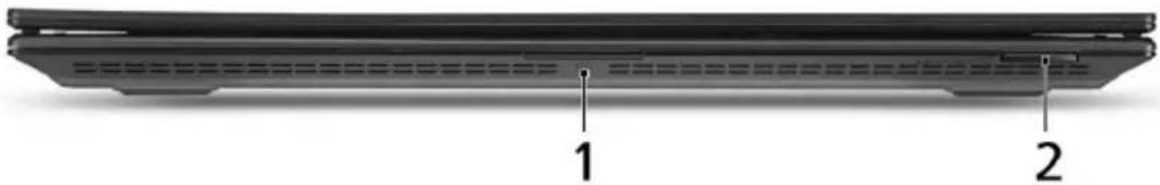 ACER TravelMate 8571 - Vue frontale fermée - 1
