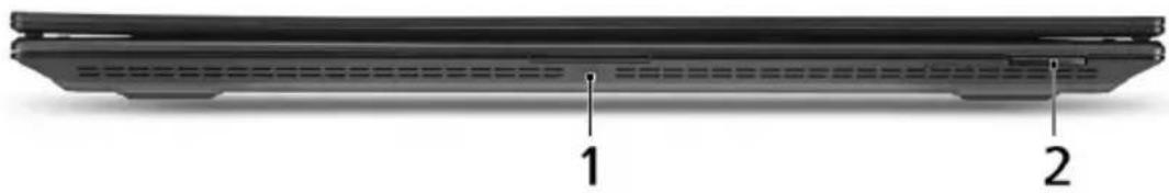 ACER TravelMate 8571 - Vy framifrån med nedfälld skärm - 1