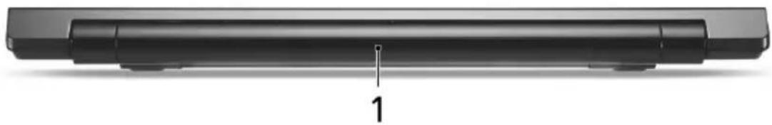 ACER TravelMate 8571 - Vista posteriore - 1
