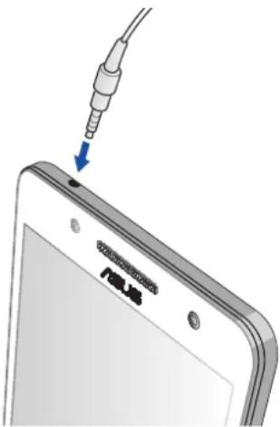 ASUS ZenFone A450CG - Connexion de la prise audio - 1