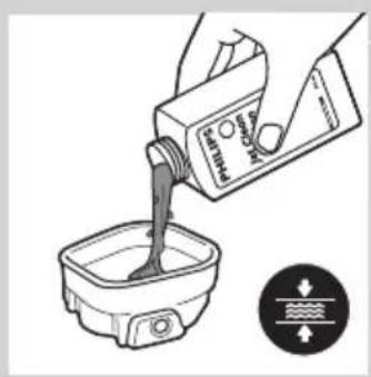 PHILIPS Senso Touch 2D RQ1168 - Preparación del sistema Jet Clean para su uso - 2