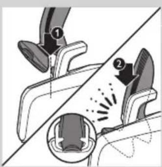 PHILIPS Senso Touch 2D RQ1168 - Charging in the Jet Clean System (RQ1197CC, RQ1195CC, RQ1185CC, RQ11801CC, RQ1175CC only) - 2