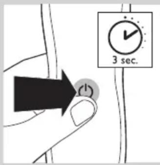 PHILIPS Senso Touch 2D RQ1168 - Activación del bloqueo para viajes - 1