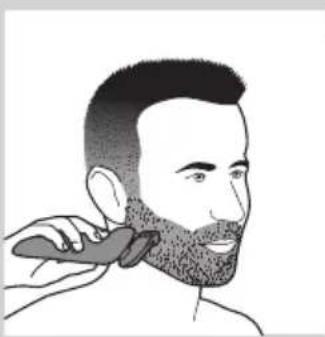 PHILIPS Senso Touch 2D RQ1168 - Utilisation de l'accessoire barbe avec sabot - 1