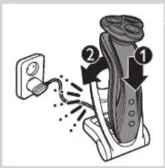PHILIPS Senso Touch 2D RQ1168 - Lataaminen laturissa - 3