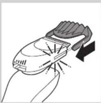 PHILIPS Senso Touch 2D RQ1168 - Den Bart-Styler-Aufsatz mit Kamm verwenden - 1