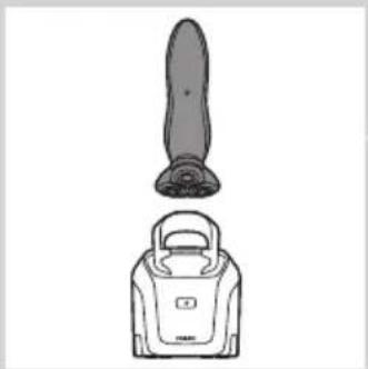PHILIPS Senso Touch 2D RQ1168 - Lataaminen Jet Clean -järjestelmässä (vain RQ1197CC, RQ1195CC, RQ1185CC, RQ11801CC ja RQ1175CC) - 1