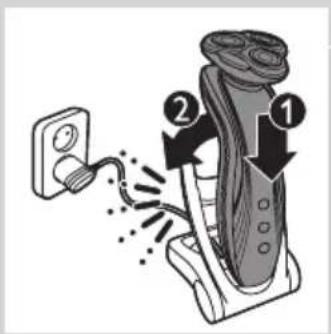 PHILIPS Senso Touch 2D RQ1168 - Ladda i laddaren - 3