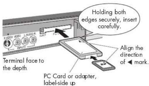 HP Pavilion PL4200N - Inserting the card - 1
