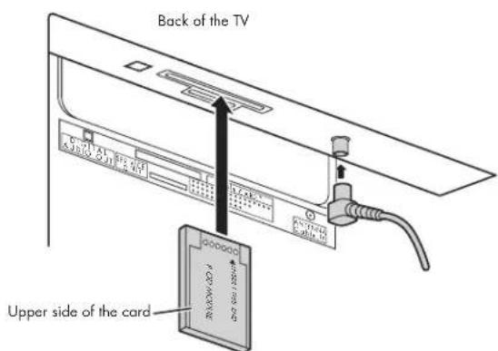 HP Pavilion PL4200N - Connecting the CableCard - 1