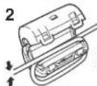 HP Pavilion PL4200N - Attaching the ferrite core - 2