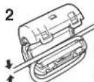HP Pavilion PL4200N - Fixation du tore magnétique - 2