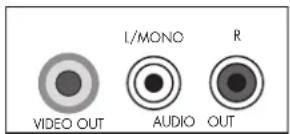 HP PL5060N - Connecting a VCR for recording - 1