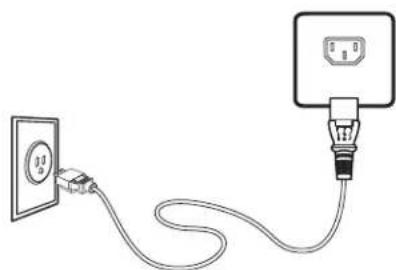 HP PL5060N - Connecting power to the TV - 1