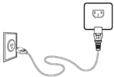 HP PL5060N - Conexión de la alimentación del televisor - 1