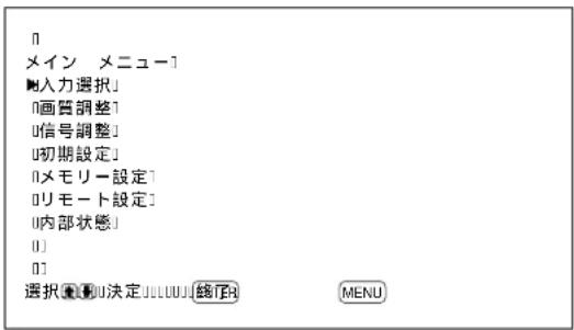 SONY PFM42B2 - MENU検対を押す。 - 1