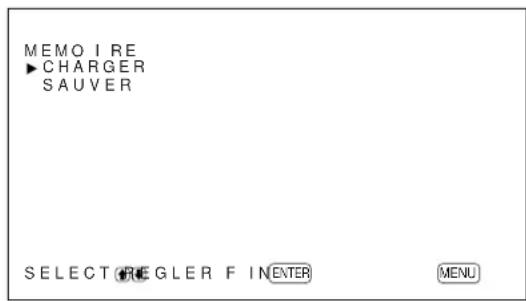 SONY PFM42B2 - Mémorisation des réglages actuels - 2
